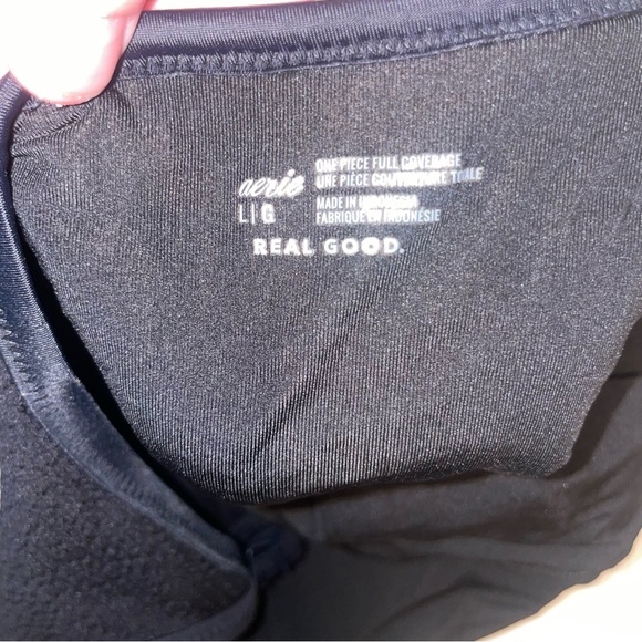 American Eagle Crinkle Scoop Back One Piece Swimsuit - Picture 7 of 8